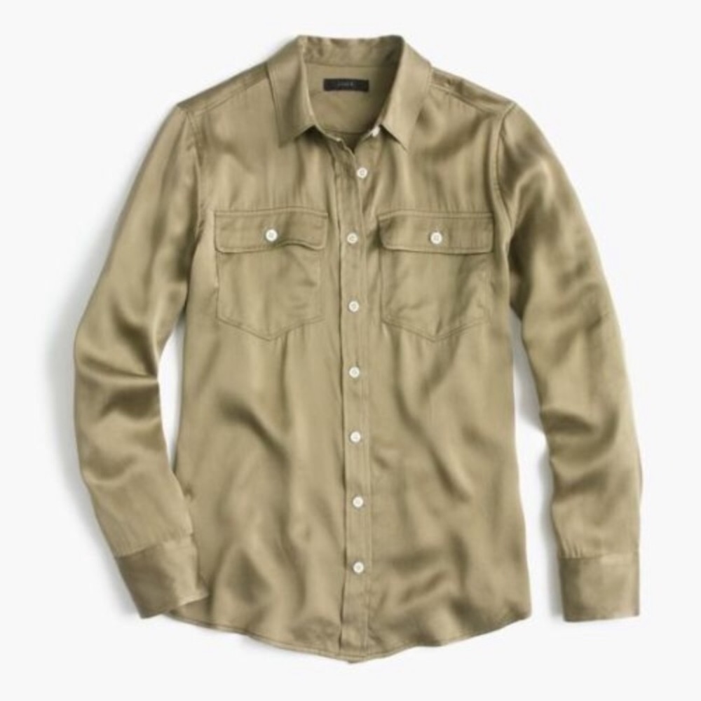J. Crew Silk Shirt
